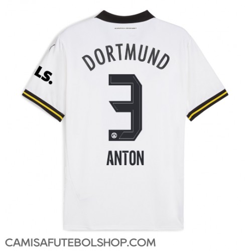 Camisa de time de futebol Borussia Dortmund Waldemar Anton #3 Replicas 3º Equipamento 2024-25 Manga Curta